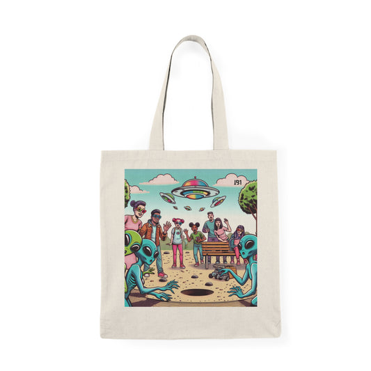 IB1 -Friendly Alien Encounters - Tote Bag