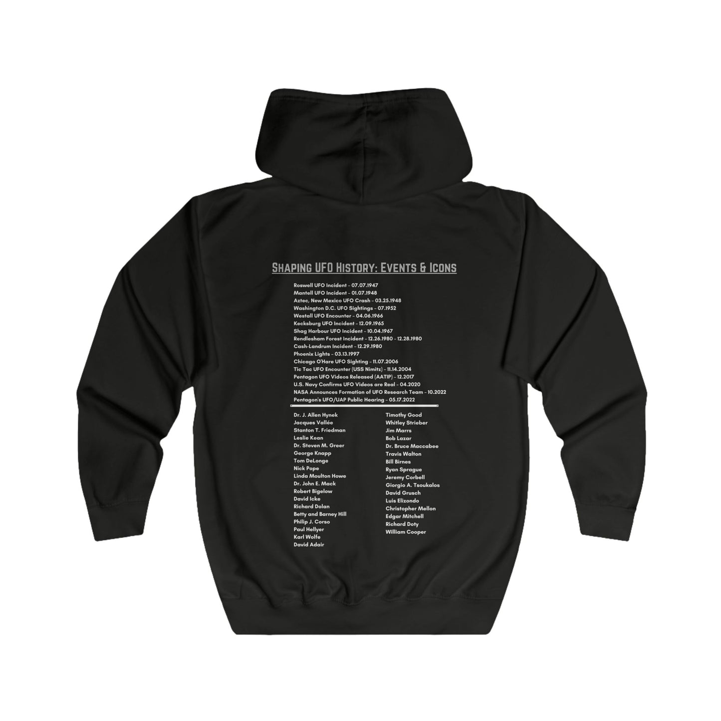 IB1- The UFO Chronicles Zip-Up Hoodie